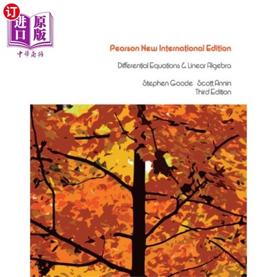 海外直订Differential Equations and Linear Algebra 微分方程和线性代数:皮尔逊新国际版