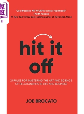 一拍即合 掌握人际关系的21条规则 英文原版 Hit It Off 21 Rules for Mastering the Art Joe Brocato【中商原版】