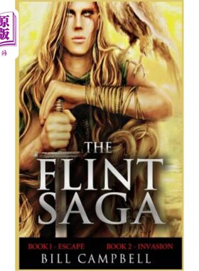 海外直订Epic Fantasy Adventure: The Flint Saga - Books 1 and 2 史诗般的幻想冒险：弗林特传奇-第1册和第2册
