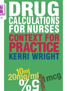海外直订医药图书Drug Calculations for Nurses 护士药物计算