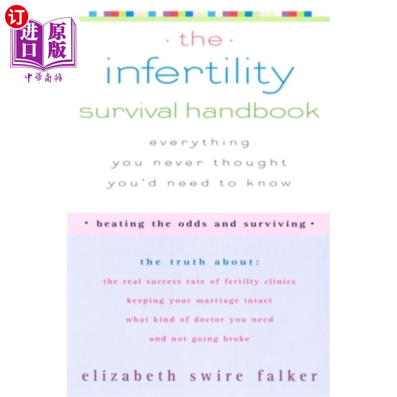 海外直订医药图书The Infertility Survival Handbook: The Truth about the Real Success Rate of Fert 不孕生存手册:关于