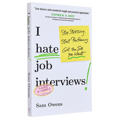 预售 我讨厌面试 I Hate Job Interviews 英文原版 Sam Owens 励志与职场 求职 自我提升【中商原版】