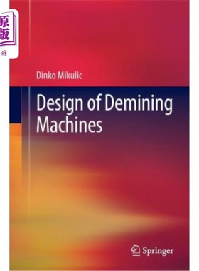 海外直订Design of Demining Machines 除矿机设计