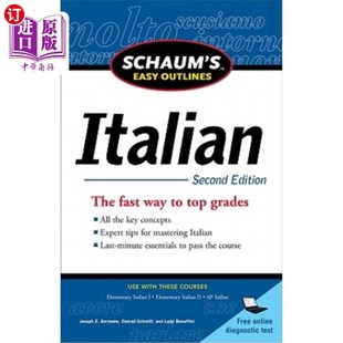 Outlines Italian Schaum 簡(jiǎn)單輪廓：意大利語(yǔ) Easy 海外直訂Schaum