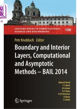 海外直订Boundary and Interior Layers, Computational and Asymptotic Methods - Bail 2014 边界层和内部层、计算和渐近方