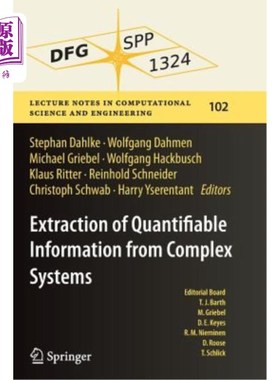 海外直订Extraction of Quantifiable Information from Complex Systems 从复杂系统中提取可量化信息