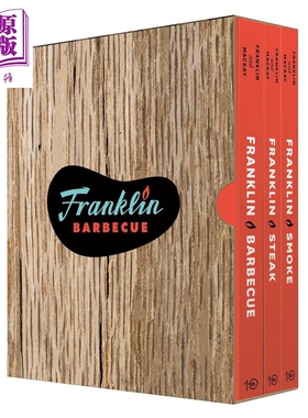 预售 富兰克林烧烤全书 特别版三册套装 烟熏哲学 The Complete Franklin Barbecue Collection 英文原版【中商原版】