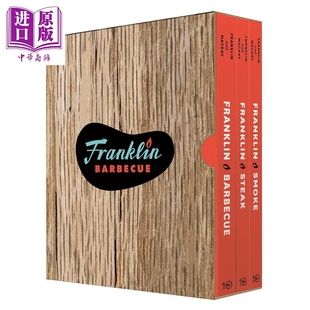 Franklin 富兰克林烧烤全书 The 预售 Barbecue 中商原版 三册套装 英文原版 特别版 烟熏哲学 Collection Complete