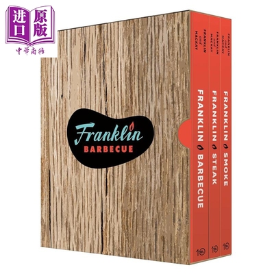 预售 富兰克林烧烤全书 特别版三册套装 烟熏哲学 The Complete Franklin Barbecue Collection 英文原版【中商原版】