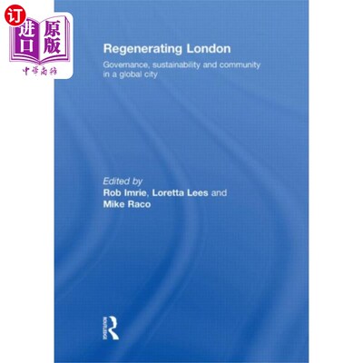 海外直订Regenerating London 再生伦敦