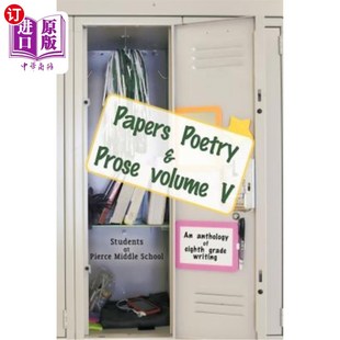 Prose 八年级写作选集 论文诗文卷五 Poetry Eighth Volume Writing 海外直订Papers Grade Anthology