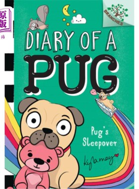 海外直订Pug's Sleepover: A Branches Book (Diary of a Pug #6) 哈巴狗的过夜日记(哈巴狗日记#6)