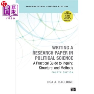 海外直订Writing a Research Paper in Political Science - ... 撰写政治学研究论文-国际学生版