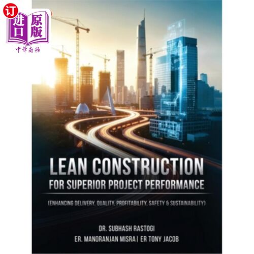 海外直订Lean Construction For Superior Project Performance 精益建设，提高项目绩效