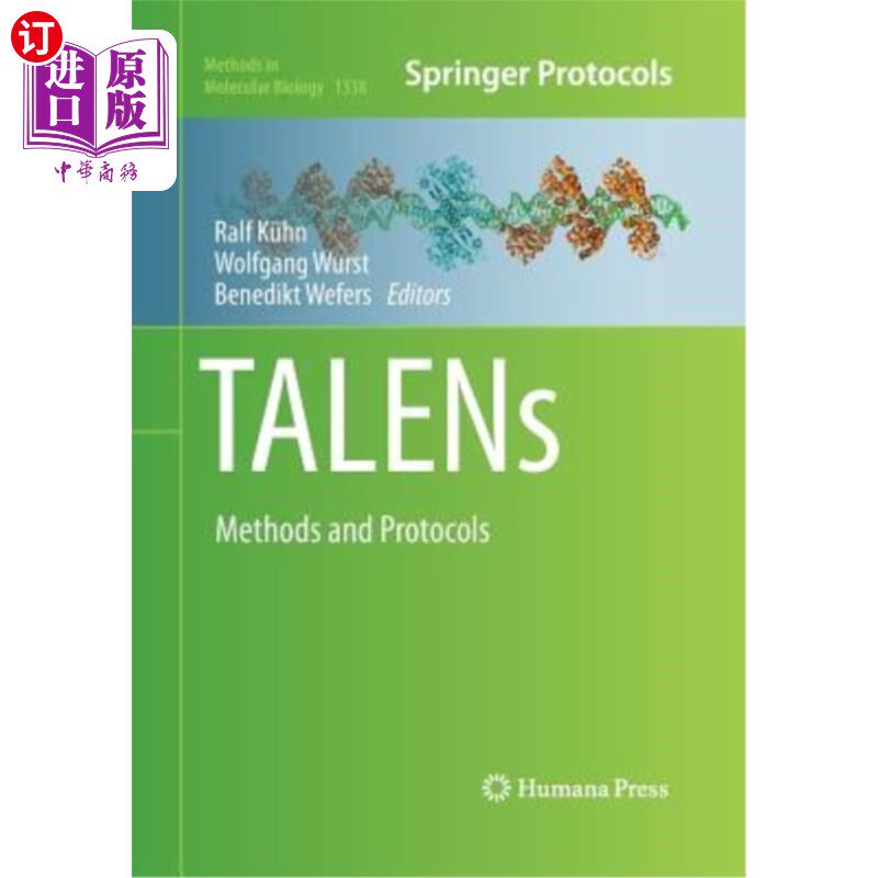 海外直订医药图书TALENs: Methods and Protocols 泰伦斯：方法和协议