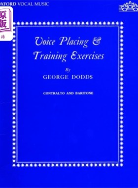 海外直订Voice placing and training exercises 声音放置和训练练习