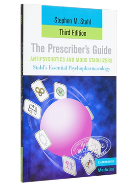 现货 The Prescriber's Guide 英文原版 处方指南：抗精神病药物和情绪稳定剂 Stephen M. Stahl【中商原版】