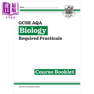 AQA GCSE CGP 生物 Booklet 英国原版 Course 必修实验课程手册 新GCSE Required Biology New 中商原版 Practicals