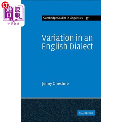 海外直订Variation in an English Dialect: A Sociolinguistic Study 英语方言变异:社会语言学研究