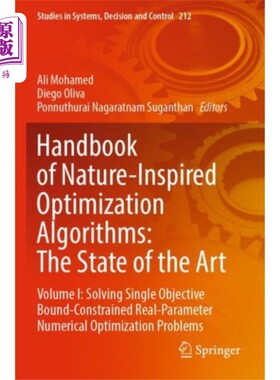 海外直订Handbook of Nature-Inspired Optimization Algorit... 自然启发的优化算法手册：艺术的状态