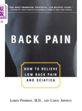 海外直订医药图书Back Pain: How to Relieve Low Back Pain and Sciatica 背部疼痛：如何缓解腰痛和坐骨神经痛