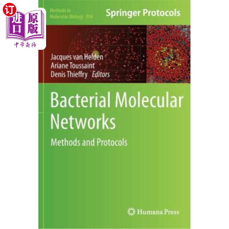 海外直订Bacterial Molecular Networks: Methods and Protocols 细菌分子：方法和协议
