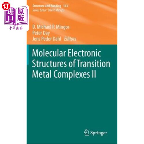海外直订Molecular Electronic Structures of Transition Metal Complexes II 过渡金属配合物的分子电子结构Ⅱ