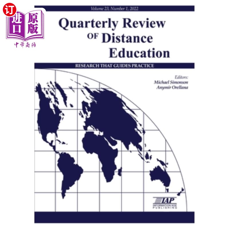 海外直订Quarterly Review of Distance Education Volume 23 Number 1 2022 远程教育季度评论第23卷第1期2022