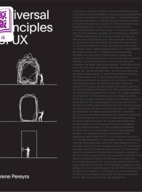 海外直订Universal Principles of UX: 100 Timeless Strategies to Create Positive Interacti UX的普遍原则:10