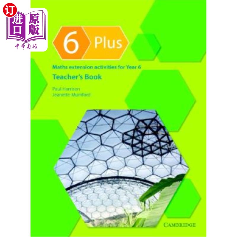 海外直订6 Plus Teacher's Book: Maths Extension Activities for Year 6 6+教师手册：六年级数学推广活动