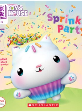 海外直订Sprinkle Party! (Gabby's Dollhouse Novelty Board Book) 撒上派对!(加比的玩具屋新奇板书)