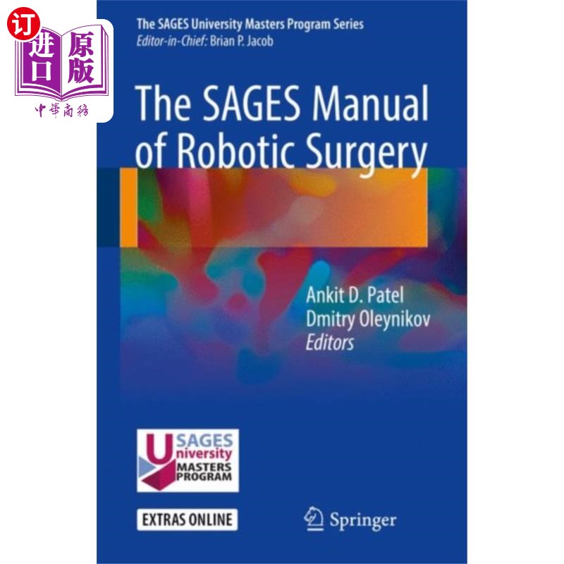 海外直订医药图书SAGES Manual of Robotic Surgery SAGES机器人手术手册