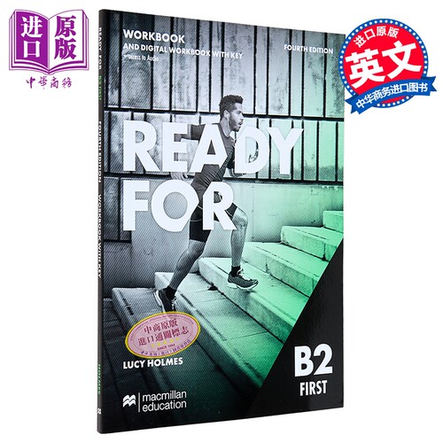 剑桥FCE考试备考练习册含答案配电子书和在线音频 Ready for B2 First Workbook and Digital Workbook with Key【中商原版】