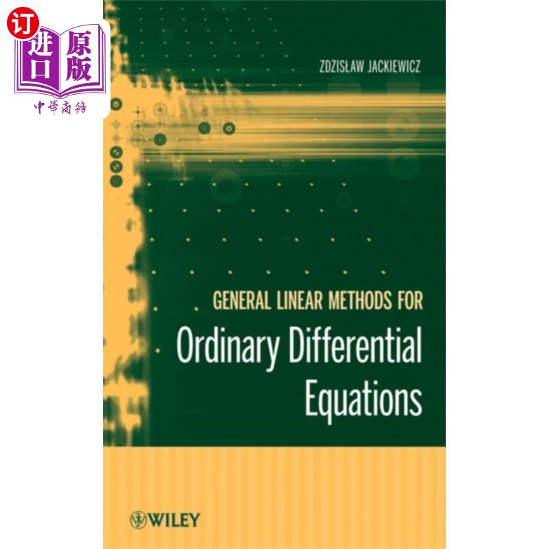 海外直订General Linear Methods for Ordinary Differential... 常微分方程的一般线性方法