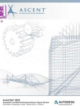海外直订AutoCAD 2022: Autodesk Certified Professional Exam Topics Review: Autodesk Autho AutoCAD 20