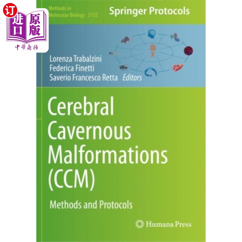 海外直订医药图书Cerebral Cavernous Malformations (CCM) 脑海绵畸形(CCM)