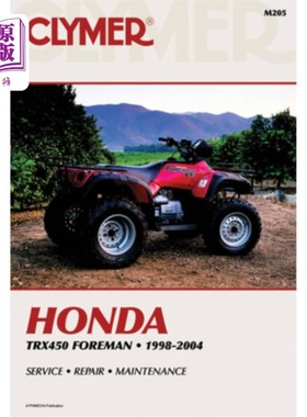 海外直订Honda Trx450 Foreman 1998-2004 本田Trx450工头1998-2004