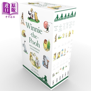 小熊维尼6册盒装 Winnie the Pooh Complete Collection 6 Copy Slipcase 英文原版进口 儿童童话故事 小初文学【中商原版】