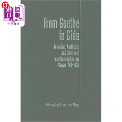 海外直订From Goethe To Gide 从歌德到纪德