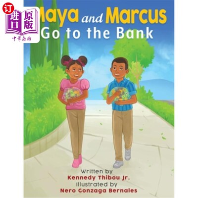 海外直订Maya and Marcus Go to the Bank 玛雅和马库斯去银行