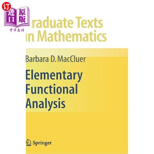 海外直订Elementary Functional Analysis