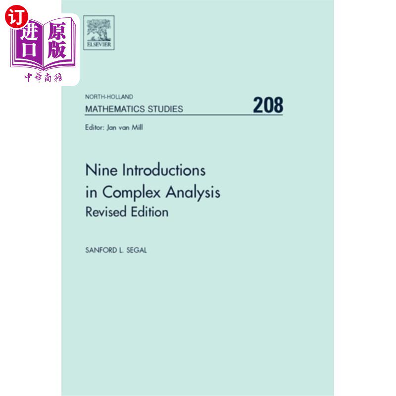 海外直订Nine Introductions in Complex Analysis - Revised... 复变分析九大导论-修订版