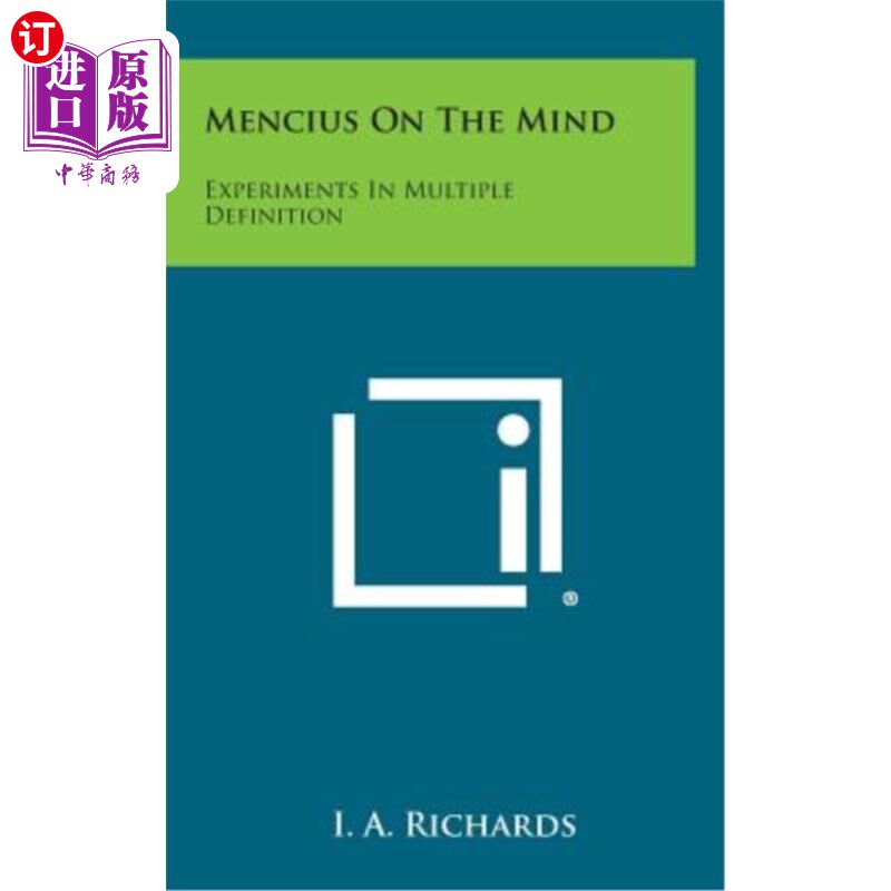 海外直订Mencius on the Mind: Experiments in Multiple Definition 孟子心学：多重定义的实验