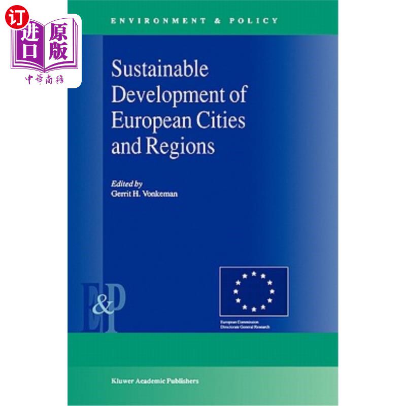 海外直订Sustainable Development of European Cities and Regions 欧洲城市和地区的可持续发展