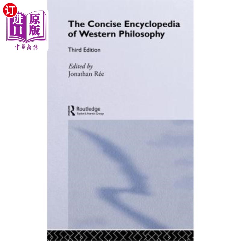 海外直订The Concise Encyclopedia of Western Philosophy 西方哲学简明百科全书
