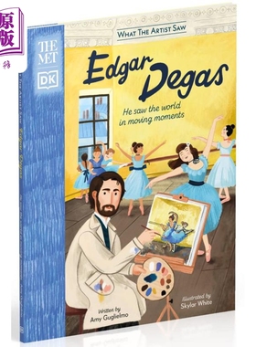 Katy Knapp The Met Edgar Degas DK 大都会的埃德加 英文原版 进口图书 儿童绘本 故事图画书 人文历史百科【中商原版】