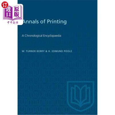 海外直订Annals of Printing: A Chronological Encyclopaedia 印刷年鉴：编年史百科全书