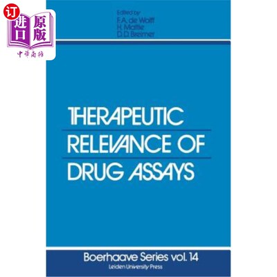 海外直订医药图书Therapeutic Relevance of Drug Assays 药物检测的治疗相关性