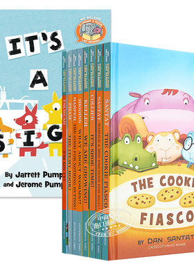 小猪小象第二季套装共9册 Elephant & Piggie 英文原版 进口图书 儿童动物故事绘本 爱阅读系列 英语启蒙【中商原版】