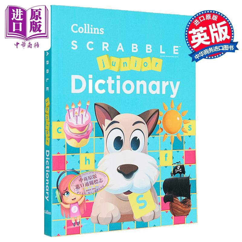 SCRABBLE™ Junior Dictionary  SCRABBLE™ 初级字典 英文原版 英文学习 【中商原版】